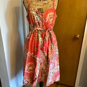 Gorgeous paisley J. Crew tank top dress